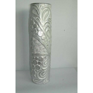 Керамична ваза сива 60 см