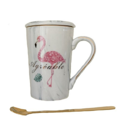 Чаша за чай Фламинго на супер цена от Neostyle.bg
