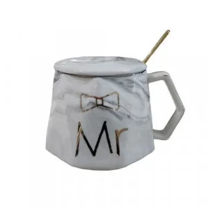 Чаша с капак и лъжичка Mr