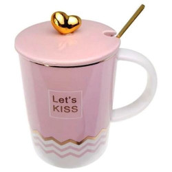 Чаша за кафе Let's Kiss
