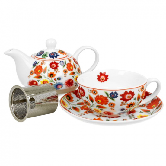 Комплект чаша с чайник Towicz - Etno Collection на супер цена от Neostyle.bg