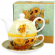 Комплект чаша с чайник Van Gogh Collection - Sunflowers на супер цена от Neostyle.bg