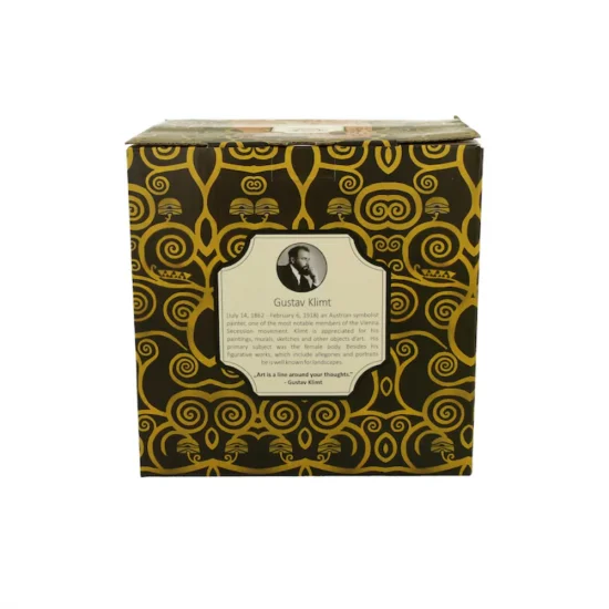 Комплект чаша с чайник Klimt Collection - The Kiss Brown на супер цена от Neostyle.bg