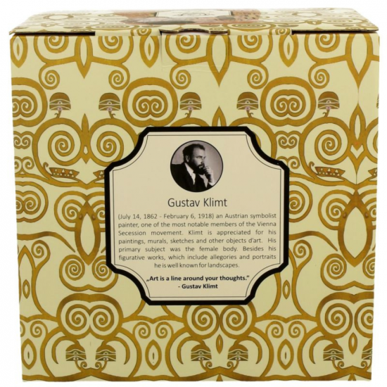 Комплект чаша с чайник Klimt Collection - The Kiss Ecru на супер цена от Neostyle.bg