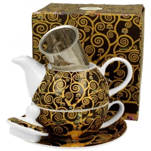 Комплект чаша с чайник Klimt Collection - Tree of Life