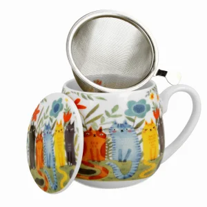 Чаша за чай Cat's World - Garden felines