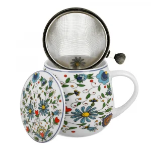 Чаша с капак и цедка Kashubian 430 мл