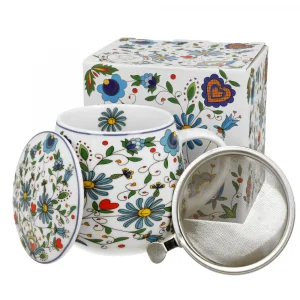 Чаша с капак и цедка Kashubian 430 мл