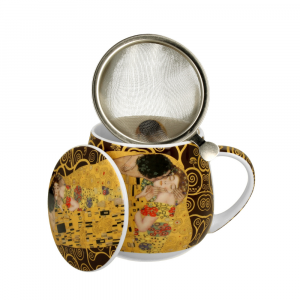 Чаша за чай Gustav Klimt Collection - The Kiss Brown