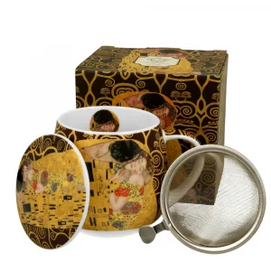 Чаша за чай Gustav Klimt Collection - The Kiss Brown