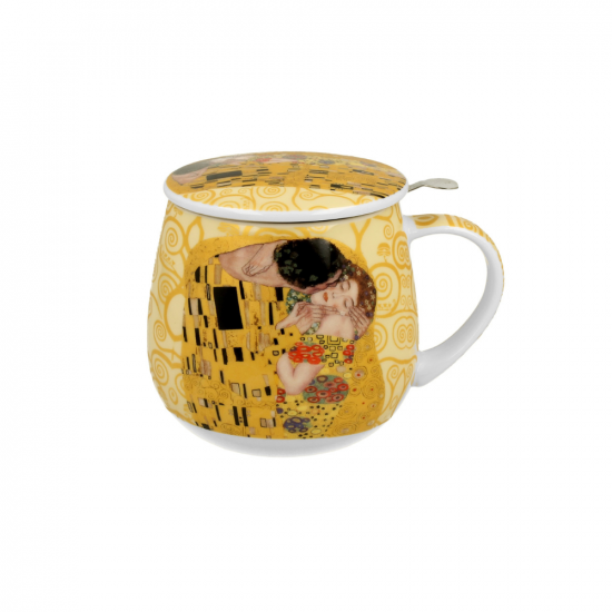 Чаша за чай Gustav Klimt Collection - The Kiss Ecru на супер цена от Neostyle.bg