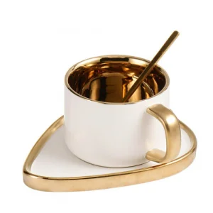 Порцеланова чаша + лъжичка 