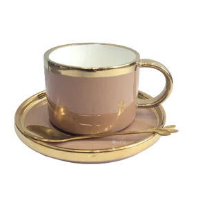 Порцеланова чаша + лъжичка Elegant