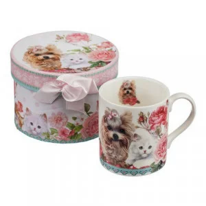 Порцеланова чаша за кафе Коте и Куче MUG