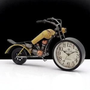 Метален настолен часовник "Ретро Мотор" - 30 см