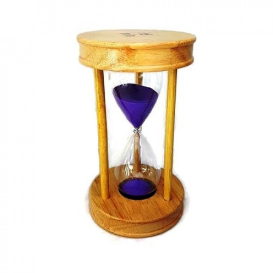 Пясъчен часовник от дърво и стъкло-15 мин на супер цена от Neostyle.bg
