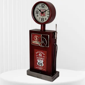 Часовник и касичка "Ретро Бензинова Колонка Route 66"