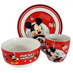 Детски комплект за хранене Мики Маус 3 части