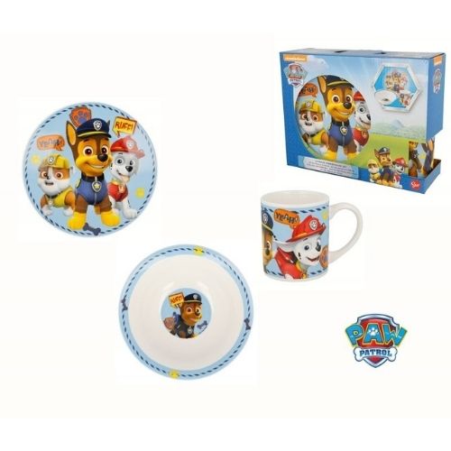 Детски сервиз за хранене от порцелан -Paw Patrol от Neostyle.bg Детски сервиз за хранене от порцелан -Paw Patrol на супер цена от Neostyle.bg