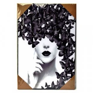 Арт картина Жена с Пеперуда