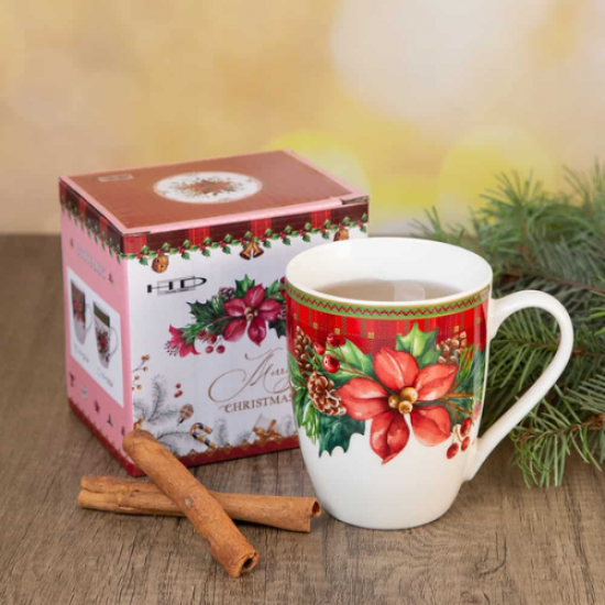 Коледна чаша за чай/кафе Коледно вдъхновение на супер цена от Neostyle.bg