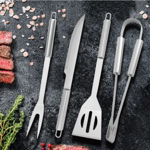 Професионален комплект за барбекю в метален куфар