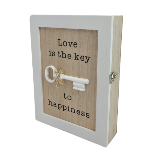 Кутия за ключове Love is the key to happiness на супер цена от Neostyle.bg