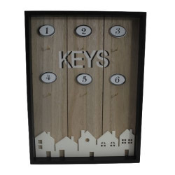Дървена кутия за ключове