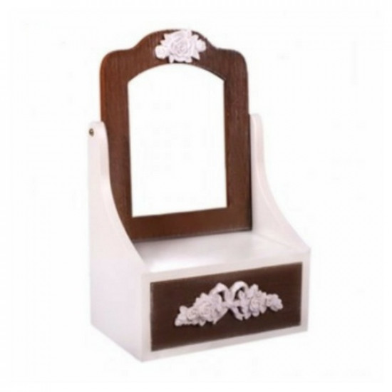Кутия за бижута с огледало и чекмедже на супер цена от Neostyle.bg