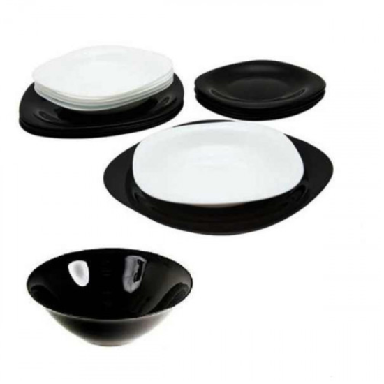 Сервиз за хранене Carine Black & White Luminarc 19 ч. на супер цена от Neostyle.bg