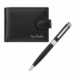 Подаръчен комплект портфейл с химикал Pierre Cardin