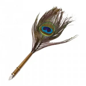 Луксозна писалка с естествено перо