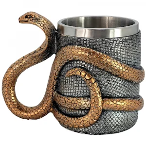 3D халба - Златна Змия