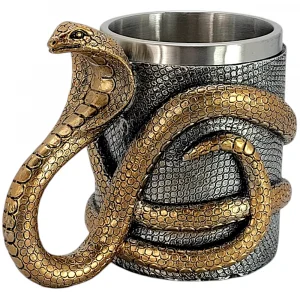 3D халба - Златна Змия