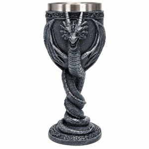 Чаша за вино от полирезин дракон Targaryen