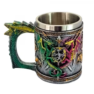 3D Чаша Два Дракона