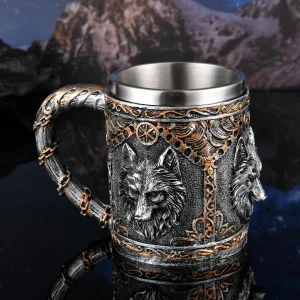 3D Чаша за бира Wolf