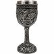 Чаша за Колекционери 3D чаша за вино Game of Thrones Targaryen с релефен сребрист дракон