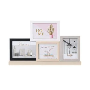 Настолна рамка тип колаж за 4 снимки