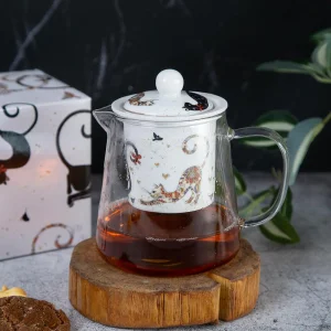 Стъклен чайник Cat Collection - 400 мл