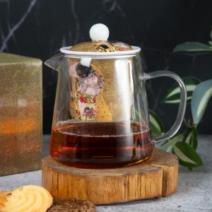 Стъклен чайник The Kiss Collection - 400 мл