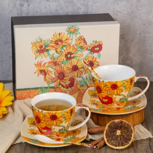 Сервиз за чай Слънчогледи