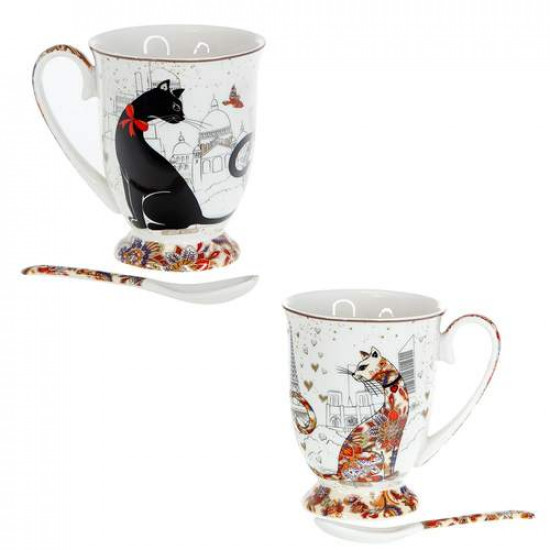 Комплект от две чаши Cat Collection на супер цена от Neostyle.bg