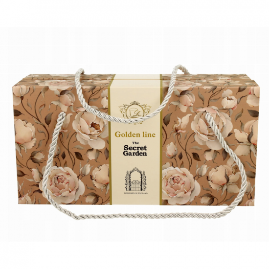 Комплект за чай English Roses Cream - Golden Line на супер цена от Neostyle.bg