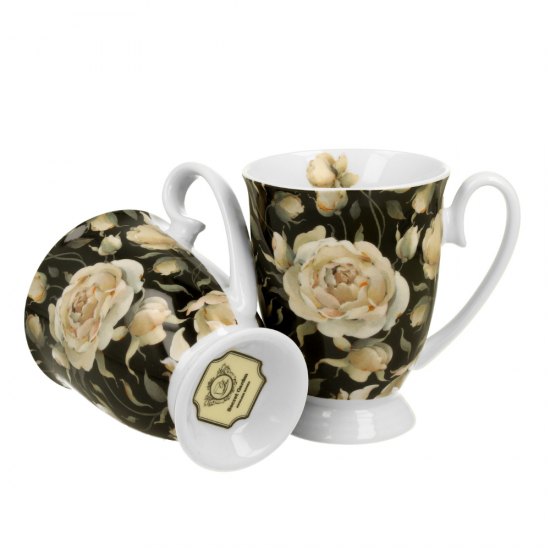 Комплект за чай Floral Collection - English Roses Black на супер цена от Neostyle.bg