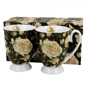 Комплект за чай Floral Collection - English Roses Black