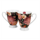 Комплект за чай Floral Collection - Spring Roses Black на супер цена от Neostyle.bg