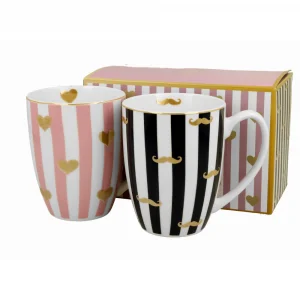 Сервиз за чай/кафе Moustache and Small Hearts