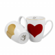 Сервиз за чай/кафе Red & Gold Heart на супер цена от Neostyle.bg