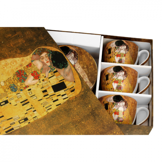 Сервиз за чай Gustav Klimt Collection - The Kiss Classic на супер цена от Neostyle.bg